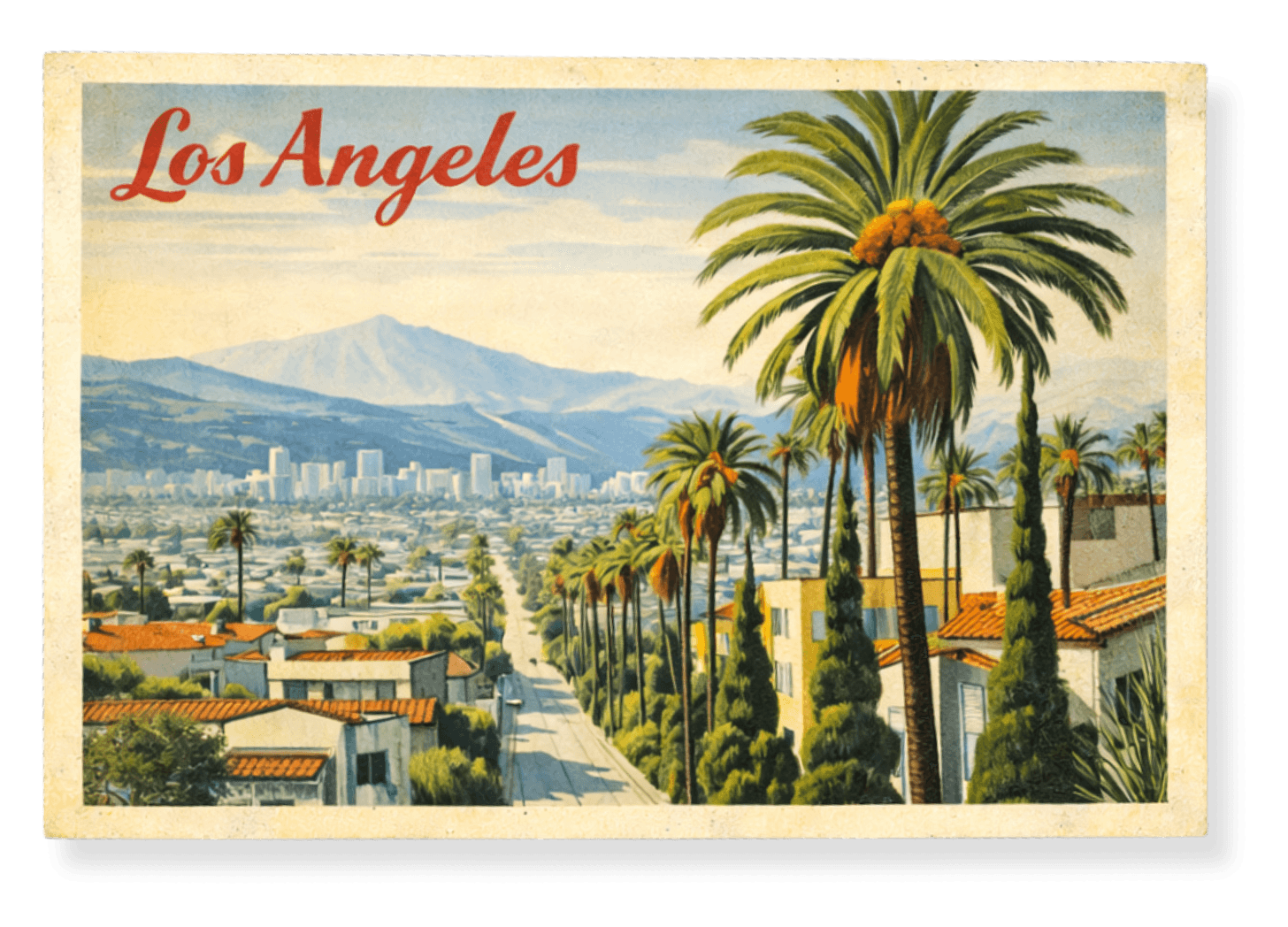 Los Angeles postcard
